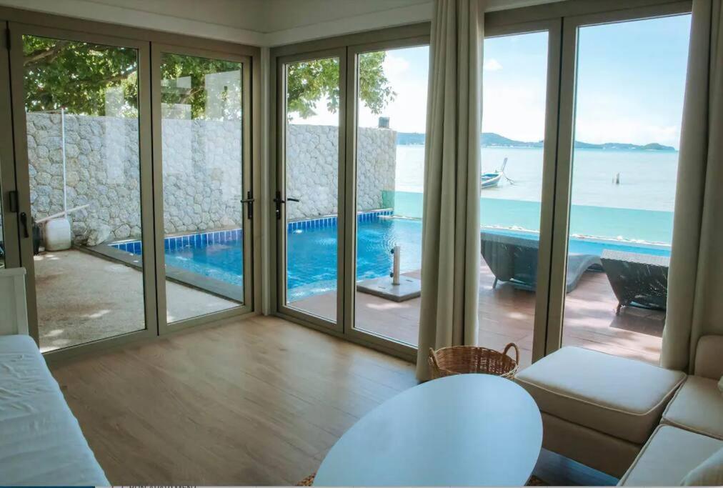 Beachfront Luxury Villa With Private Pool Ban Saiyuan Exterior foto